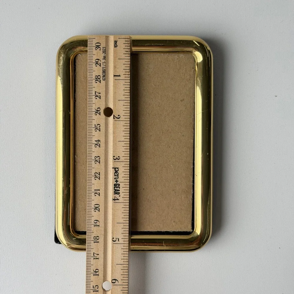 Vintage Gold Picture Frame 3.5x5 Gold Classic Rounded Edge Cottage French